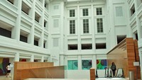 Uniknya, National Gallery Singapura merupakan gabungan dari Balai Kota dan bekas Mahkamah Agung. Di mana keduanya merupakan monumen nasional (Randy/detikTravel)