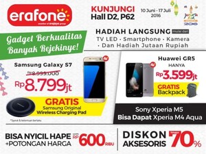 Erafone Jakarta Fair: Bisa Cicil Gadget, Berjuta Rezekinya
