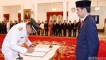 Jokowi Lantik Gubernur dan Wakil Gubernur Sulteng