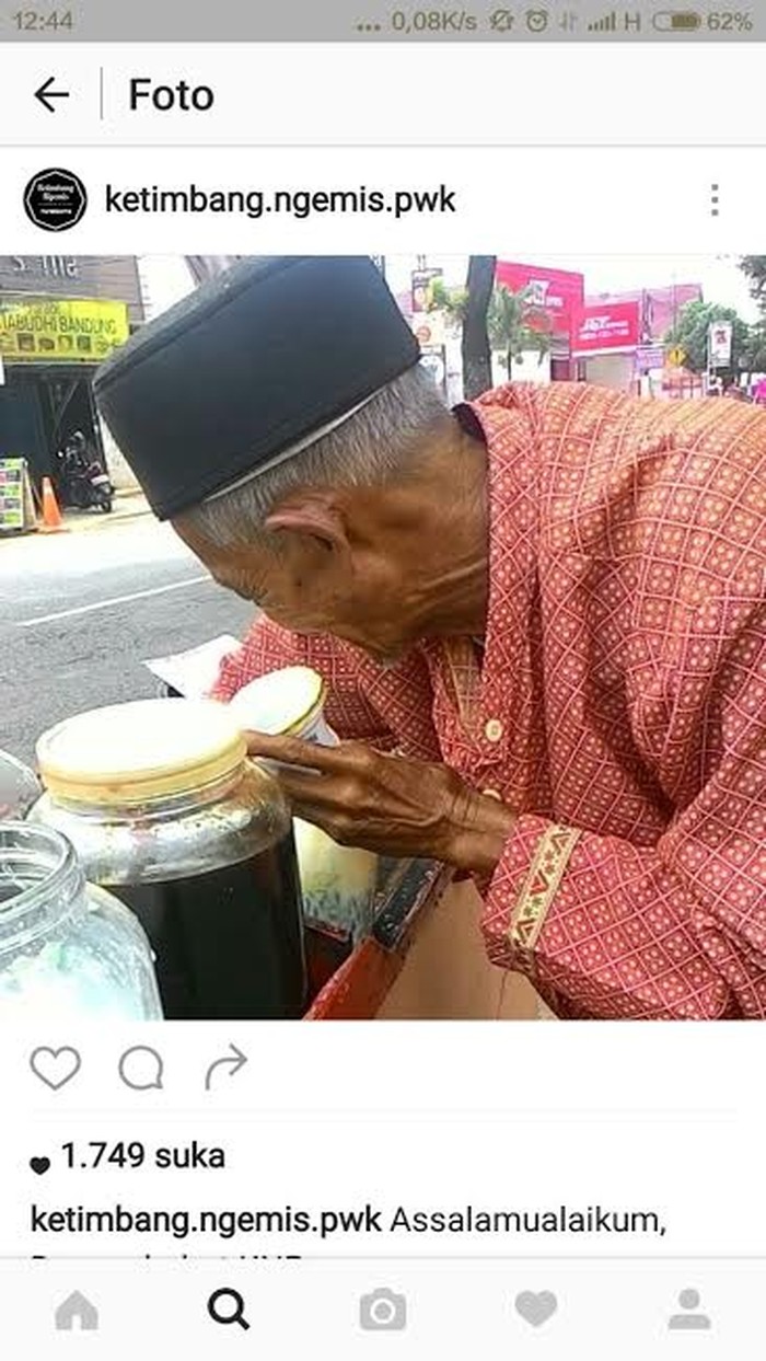 Nostalgia Bupati Dedi Bertemu Abah Tile Si Penjual Cendol