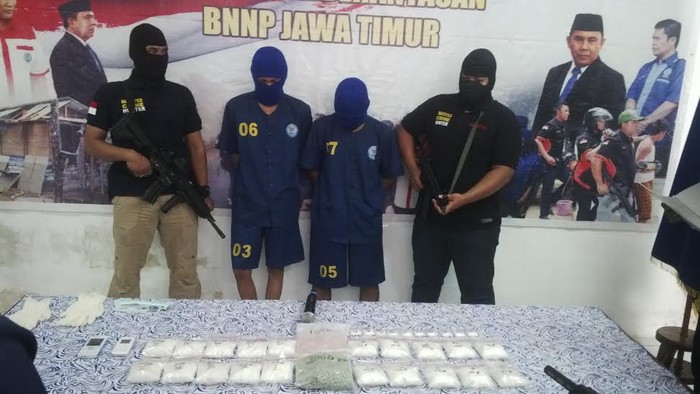 2,1 Kg Sabu dan 3 Ribu Butir Pil Ekstasi Disita dari Dua Kurir Narkoba