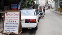 Usaha travel dan wisata di Banhaw. Warga Malaysia dan Indonesia sering melancong ke Lorong Banhaw (Baban/detikTravel)