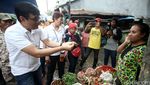 Wagub Djarot Blusukan ke Pasar Petak Sembilan