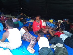 Terdampar di Aceh, 43 Warga Etnis Tamil Diberi Makan Sehari Tiga Kali
