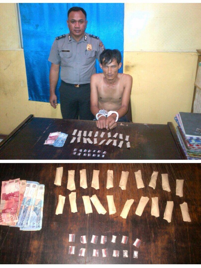Polisi Tangkap Bandar Narkoba di Rokan Hilir