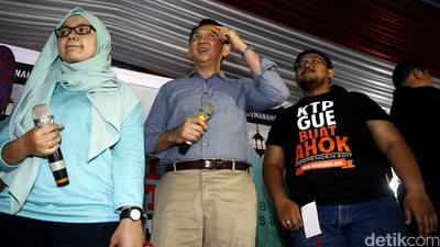 Ahok Hadiri Perayaan Sejuta KTP Teman Ahok