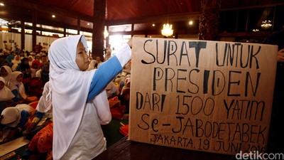 Ribuan Anak Yatim Tulis Surat Untuk Presiden RI