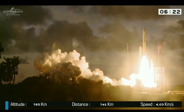 Foto: Peluncuran satelit BRIsat (foto: Ariane Space) Foto: Peluncuran satelit BRIsat (foto: Ariane Space)