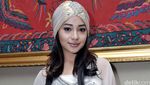 Nikita Willy Cantik Berkaftan Putih