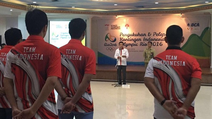 Atlet Olimpiade 2016 Dikukuhkan Menpora