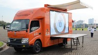 Mobil ini untuk mendukung kegiatan program penyuluhan kepada masyarakat akan pentingnya menjaga kebersihan. Pool/dok. HMSI.