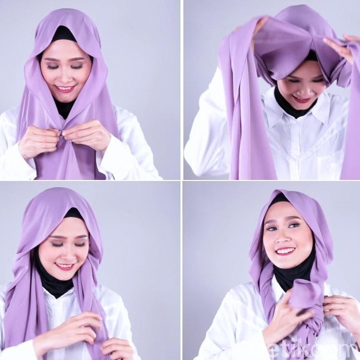Tutorial Hijab Unik untuk Datang ke Acara Buka Puasa Bersama