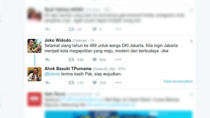 Jokowi Ingin Jakarta Jadi Kota Megapolitan Maju, Ahok: Siap Pak!