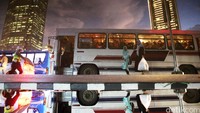 Kemacetan akan terlihat lagi pukul 19.00 WIB hingga malam.