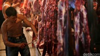Harga daging sapi di pasar masih di kisaran Rp 115.000/kilogram, dibawah harapan pemerintah sebesar Rp 80.000.