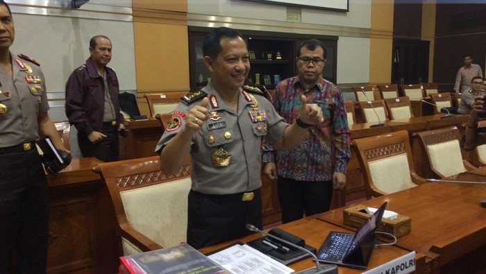 Fit and Proper Test Komjen Tito Mulai, Perwira Polisi Lintas Angkatan Hadir