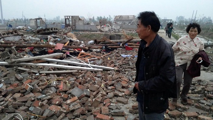 Korban Jiwa Akibat Tornado di China Bertambah Jadi 98 Orang, Ratusan Luka