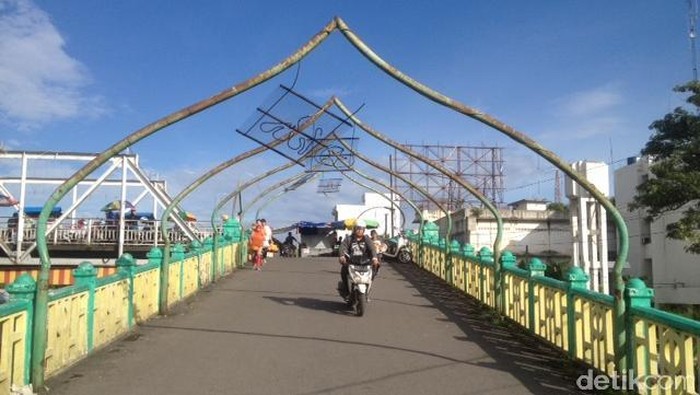 Jembatan Titi Gantung, lokasi favorit warga Medan menanti waktu berbuka puasa