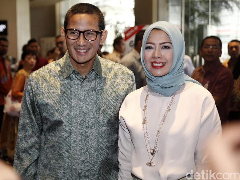 Istri Sandiaga  Sedih Masih Tak Menyangka Suaminya Maju 