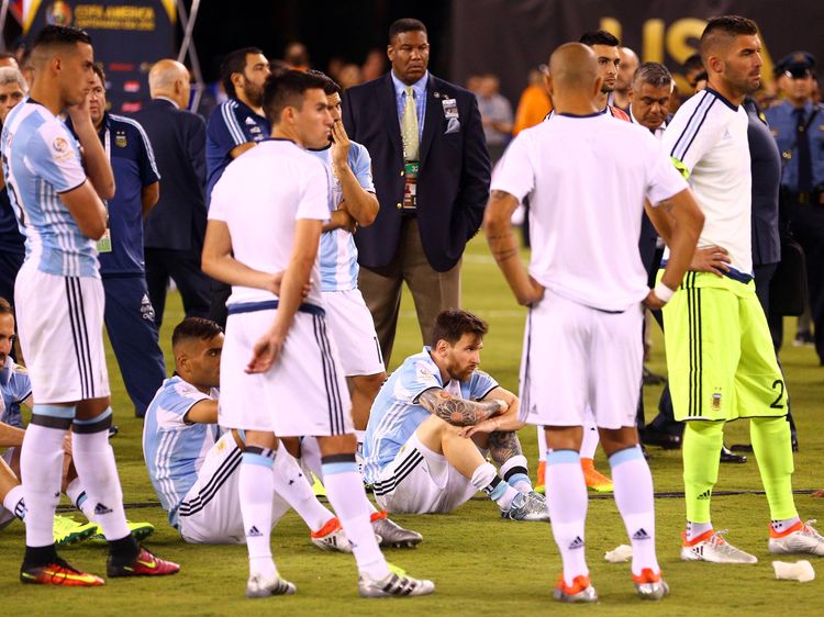 Kesedihan Lionel Messi