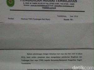 Hakim Minta THR ke Pengusaha Bukti Reformasi MA Gagal