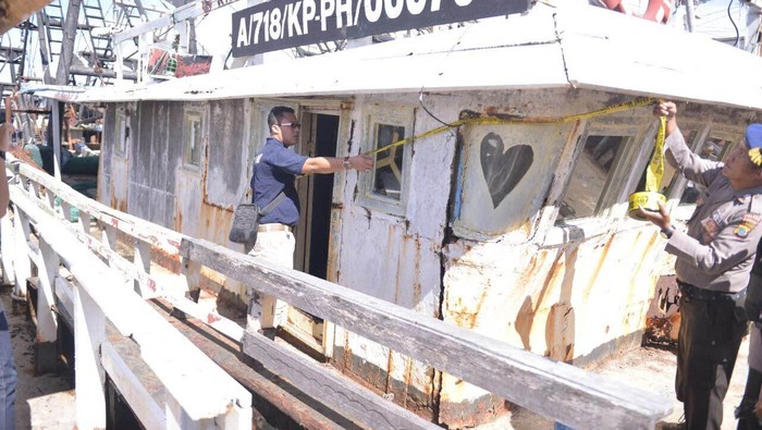 Kapal-kapal yang disita Satgas Illegal Fishing 115