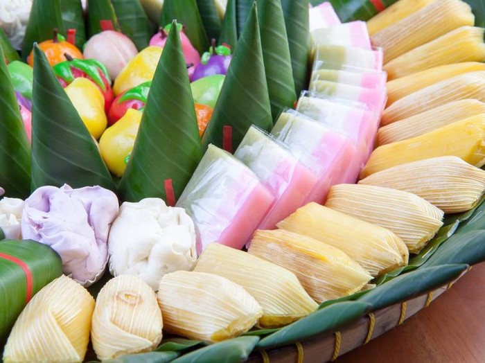 Indonesian Food Jajanan pasar various cake
