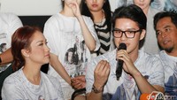 Morgan dan Bunga Citra Lestari alias BCL menjadi bintang utama dalam film tersebut. Pool/Gus Mun/detikFoto.