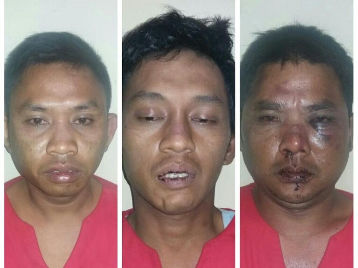 Tiga Copet di Bus Kopami Ini Babak Belur Dihajar Warga