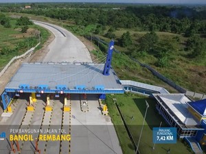 Dibuka 7,42 Km untuk Mudik, Ini Penampakan Tol Bangil-Rembang
