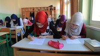 Sejumlah warga belajar di Gazi Husrev Bey Medrasaah. Tim Jazirah Islam/Trans7.