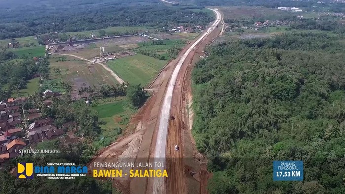 Tol Bawen-Salatiga Dibuka 15 Km untuk Mudik, Ini Penampakannya