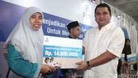 Santunan tersebut merupakan bagian dari program BUMN Hadir untuk Negeri.