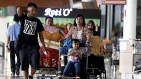 Suasana Bandara Soekarno-Hatta,Tanggerang, pada Rabu (29/6) kemarin.