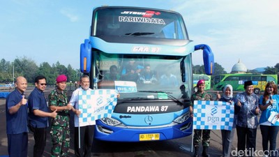 PGN Berangkatkan Peserta Mudik Gratis