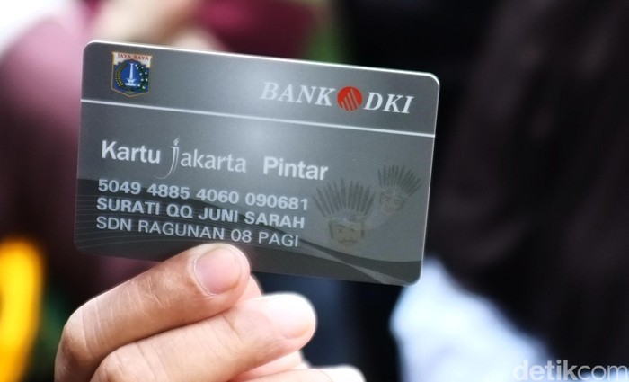 Kartu Jakarta Pintar atau KJP. dikhy sasra/ilustrasi/detikfoto