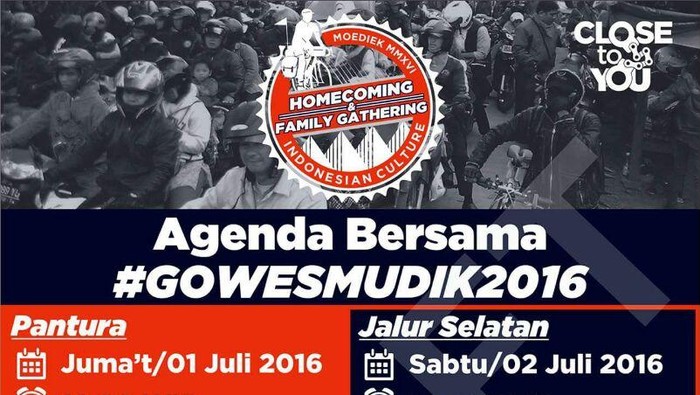 Gowes Mudik, Program Pulang Kampung Pakai Sepeda di Bulan Puasa