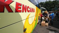 Belum terlihat ramai aktivitas para pemudik.