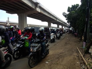 Ini Rute Pemudik Motor Via Kalimalang dan Pulogadung