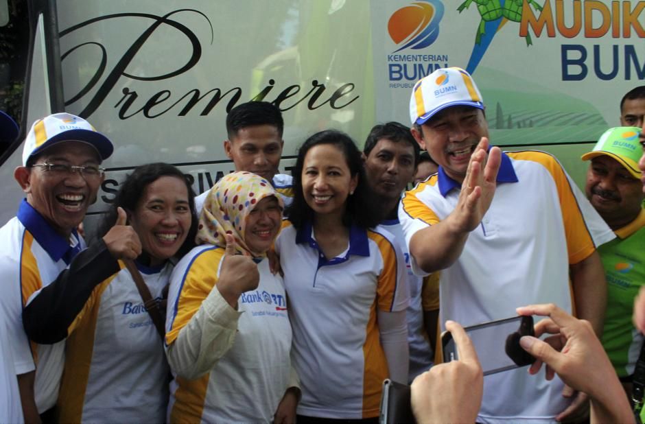 Bank BTN Berangkatkan Peserta Mudik Gratis di Parkir Timur 