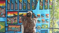 Foto: Sejumlah suvenir yang dijual di favela. Ada beragam jenis yang bisa dipilih buat oleh-oleh (Ken Yunita/detikTravel)
