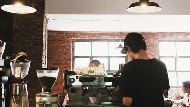 Kedai kopi di Bandung