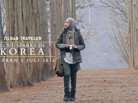 Foto Inspirasi Gaya Hijab Traveling dari BCL  di Film 