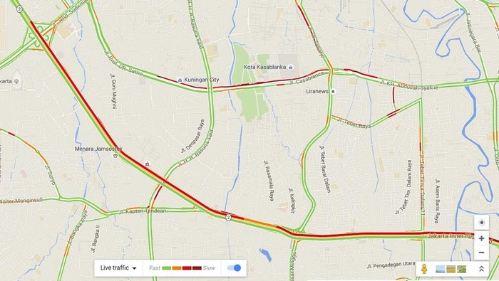 Dampak Arus Mudik, Tol Dalam Kota dari Semanggi Hingga Tebet Macet
