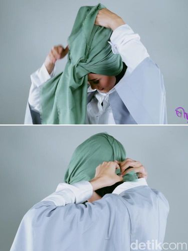 Tutorial Hijab Turban untuk Tampil Formal di Hari Raya