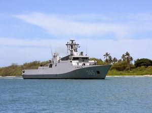 KRI Diponegoro Beraksi di Pearl Harbor
