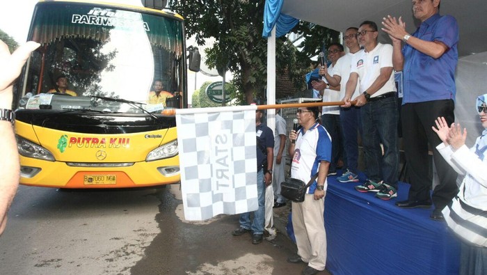 PAN Berangkatkan 1.500 Pemudik Tujuan Lampung Hingga Surabaya