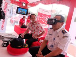 Dipijat Sampai Cicipi Virtual Reality di Posko Mudik
