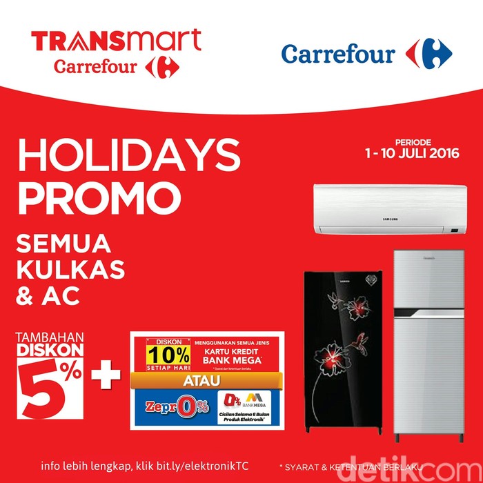 Butuh Kulkas Dan Ac Baru Ke Transmart Carrefour Saja