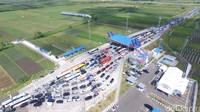 Kemacetan di pintu tol Brebes Timur pada 2016.